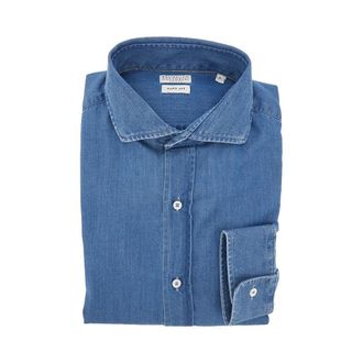 Brunello Cucinelli Denim Easy Fit shirt Man XL