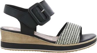Remonte Zwarte Damesschoenen - Dames - Sleehakken - Zwart - 40 EU - Schoenen