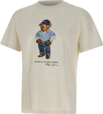 Polo Ralph Lauren Polo Bear T-shirt - Heren - T-shirts - Wit - S - Katoen - Tops
