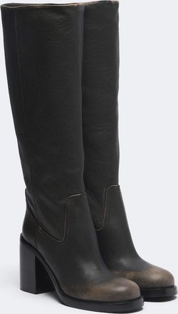 PARIS TEXAS Botas altas Alexandra de piel