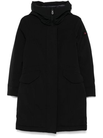 コート PEUTEREY Woman Coat Black PED529701191981 NER Long Pearl-Finish Down Jacket, color Black | Peuterey