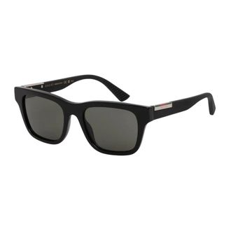 Gucci Zonnebrillen - Heren - Zonnebrillen - Zwart - 52 MM - Accessoires