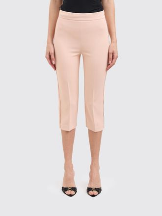 Elisabetta Franchi Pantaloni cropped fit Elisabetta Franchi in cr&ecirc;pe