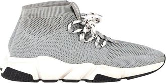 Balenciaga Mens Synthetic Speed 2 Lace Up Sneaker, Size 6 (Authentic Pre- Loved)