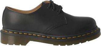 Dr. Martens Leren Veterschoenen - Dames - Veterschoenen - Zwart - 36 EU - Leer - Schoenen