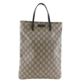 Gucci Pre-owned Tote Bags, female, Brown, Size: ONE SIZE Pre-owned GG Supreme Tote Bag