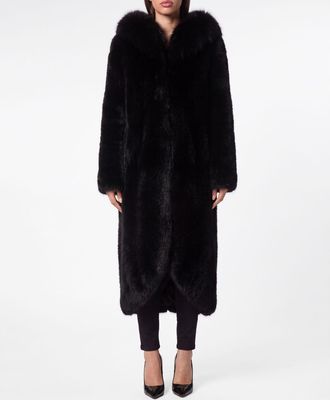 Philipp Plein Cappotto in pelliccia di volpe