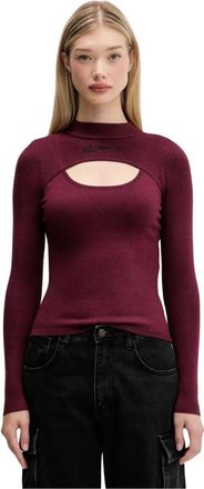 Karl Lagerfeld Dames, Tops, Bruin, Maat: XS Acryl