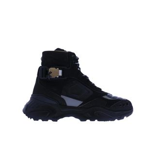 Buscemi Lace-up Boots, male, Black, 10 UK, High Top Combat Trainers Black