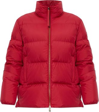 Moncler Vivantesse Donsjas - Dames - Gewatteerde jassen - Rood - S - Polyester - Jassen