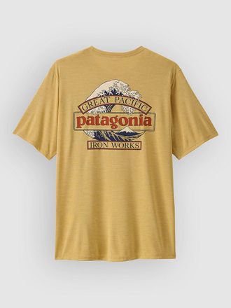 Patagonia Cap Cool Daily - Great Waves Camiseta amarillo