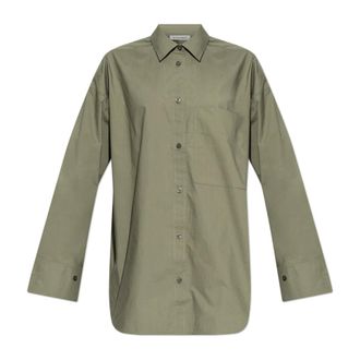 By Malene Birger Shirts, female, Green, Size: XS Derris Shirt