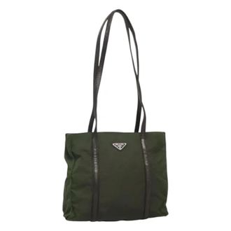 Prada Pre-owned Nylon prada-bags - Dames - Vintage Shopper - Groen - ONE Size - Nylon - Vintage