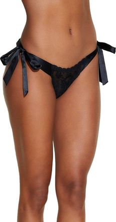 Cosabella Never Say Never Brazilian Silk-Trim Thong