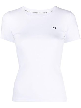 Marine Serre T-shirt Crescent Moon - Bianco