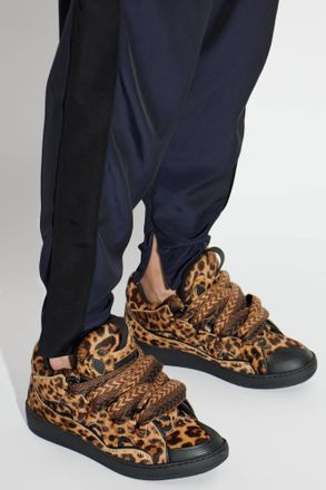 Lanvin Curb Sports Shoes, Womens, Brown