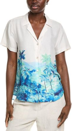 Tommy Bahama Oceanside Views Talulla Silk Camp Shirt