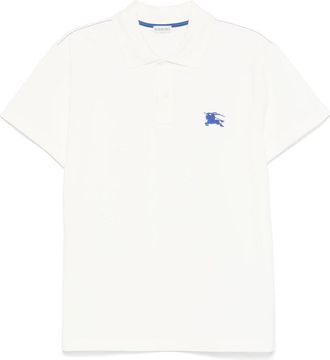 Burberry Polo con ricamo EKD - Bianco