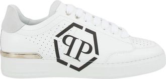 Philipp Plein Bianco Sneakers - Heren - Sneakers - Wit - 45 EU - Leer - Schoenen
