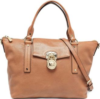 Michael Kors Borsa tote in pelle - Marrone