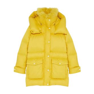 Yves Salomon Donna, Giacche, Giallo, XL, new