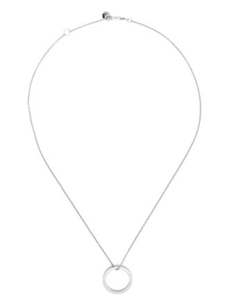 agn&egrave;s b. Iconic logo-ring and necklace - women - Metal - 3 - Silver