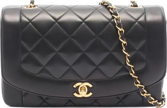 Chanel Borsa a spalla matelass&eacute; con catena 1994-1996 - Nero