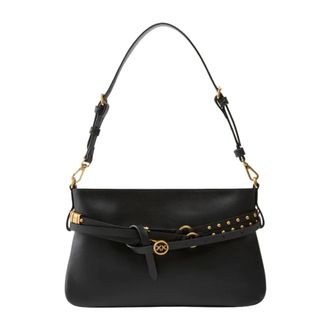 Pinko Shoulder Bags, female, Black, Size: ONE SIZE Belt Bag Mini