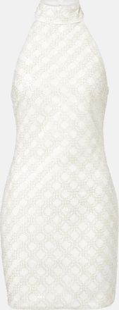 Rotate Miniabito con scollo allamericana e decorazioni