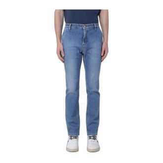 Jeckerson Jeans de Corte Ajustado El&aacute;stico - Jeans - Hombre - Azul - W30