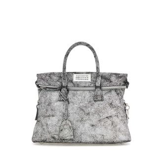 Maison Margiela Two-Tone Leather Medium 5Ac Loved To Death Handbag