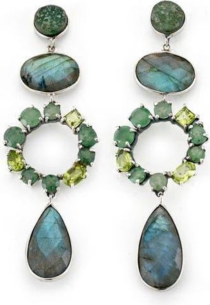 Samuel B. Labradorite Drop Earrings in Green at Nordstrom Rack