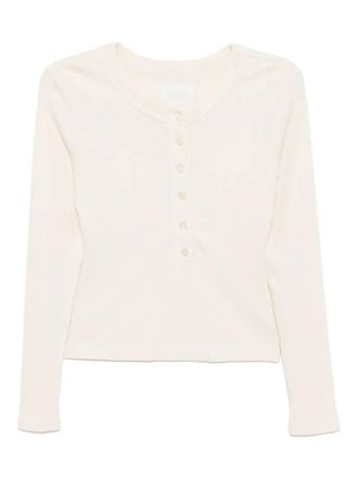 Citizens Of Humanity Varra henley T-shirt - Beige