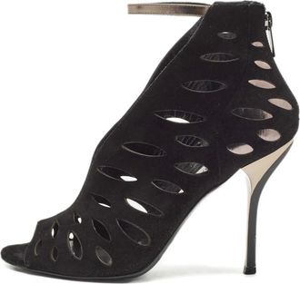 Jimmy Choo London Sandali Drift con dettaglio cut-out 100mm - Nero