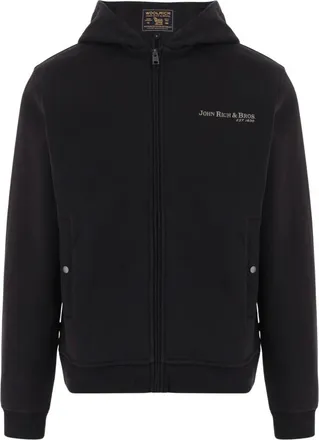 Woolrich Hoodies & sweatvesten, Heren, Zwart, 2Xl, Katoen, Hoodie van katoenmix met logo