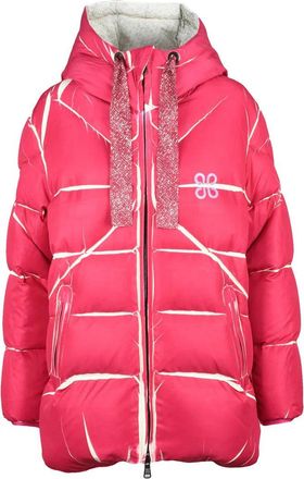 Forever 21 Plus Down Jacket with Zip - Fuchsia