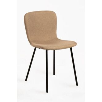 Regalos Miguel Sillas Comedor - Silla Welna Tela - Marr&oacute;n Claro