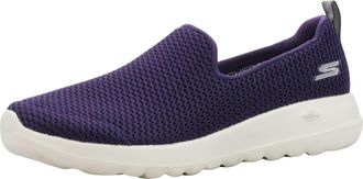 Skechers Womens Go Walk Joy Sneaker-5gen Cushioning, Air-Cooled GOGA Mat, Breathable Mesh Upper Sneaker, Purple, 6 UK