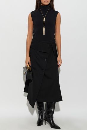 Lanvin Top With A Turtleneck, Womens, Black