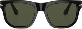 Persol wayfarer-frame tinted sunglasses - unisex - Acetate - 55 - Black