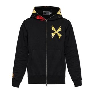 A Bathing Ape Zip-throughs, male, Black, Size: L Zip-up Hoodie