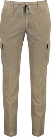 Alberto Alberto, Broeken, Heren, Bruin, W34 L36, Katoen, Cargo Broek Bruin Winter Stijl