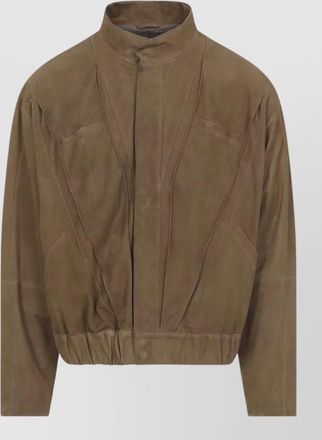 Giorgio Armani lamb leather blouson jacket