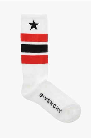 Givenchy Cotton Terry Socks with Contrasting Bands size 43-46