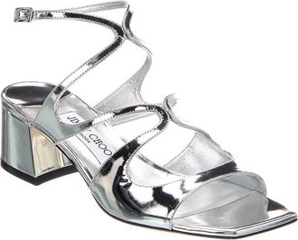 Jimmy Choo London Azilia 45 Leather Sandal