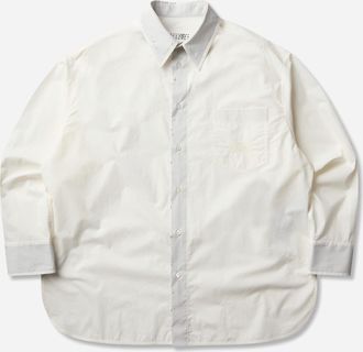 Maison Margiela Men s Cotton Poplin Shirt Off White