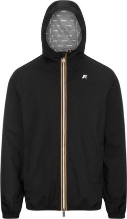 K-Way Jack Stretch Dot Jacket - Heren - Regenjassen - Zwart - M - Polyester - Jassen