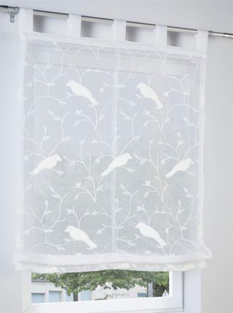 Heine Raffrollo mit Schlaufen