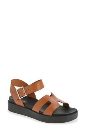 Bottero Botriley Ankle Strap Platform Sandal in Caramelo at Nordstrom, Size 10
