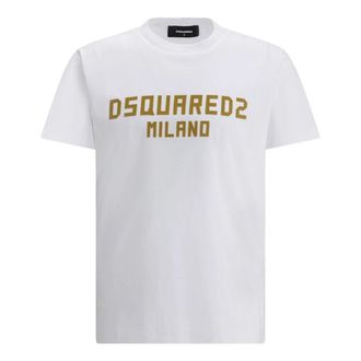 Dsquared2 DSquared2 Heren Milano Katoen T-Shirt (Wit)